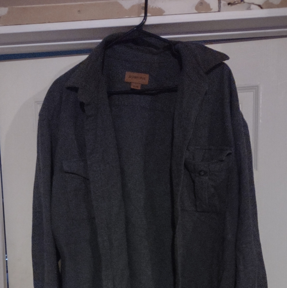 Men's XL long sleeve button‎ down shirt st.john's bay